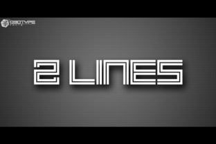 2 Lines: A Modern Sans Serif Font for Creative Campaigns