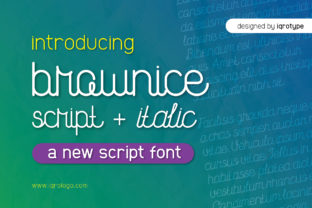 Brownice: A Modern Script Handwritten Font for Standout Designs