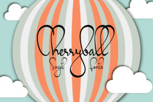Cherryball: A Charming Script Font for Editorial Design