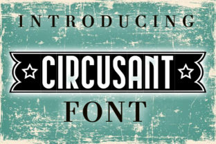 Circusant: A Retro Font for Creative Campaigns