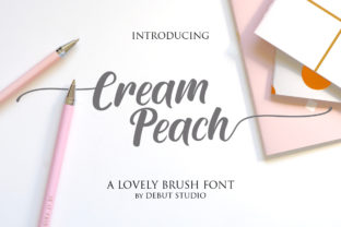 Cream Peach: The Perfect Script Font for Romantic and Sweet Designs