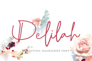 Delilah: A Script Handwritten Font for Creative Designs
