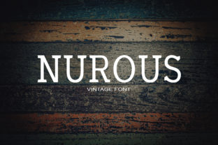Discover Nurous: A Bold and Cool Serif Font for Crafters
