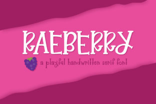 Discover Raeberry: A Charming Serif Font for Editorial Design