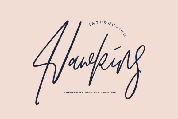 Discover the Handcrafted Charm of Hawkins Font