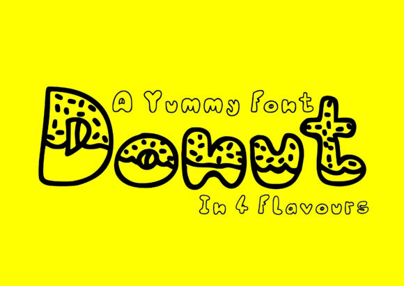 Donut: A Sweet and Scrummy Font for Your Publications