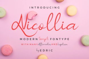 Enhance Your Brand with Nicollia: A Cool and Fun Handwritten Font