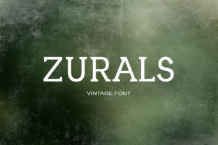 Enhance Your Brand with Zurals: A Bold Serif Font