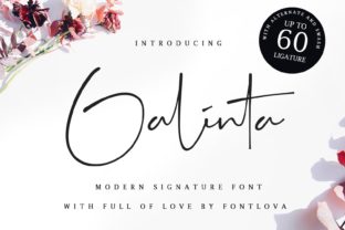 Galinta: A Sweet and Cool Script Font for Web Design