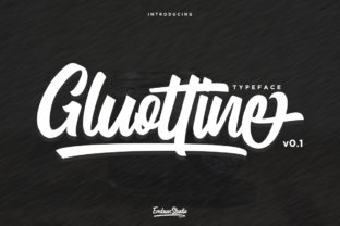 Gluottine: A Modern Calligraphy Font for Crafters