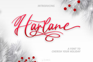 Harlane: A Charming Script Font for Elegant Branding