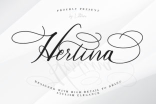 Hertina: A Modern Script Font for Elegant Branding
