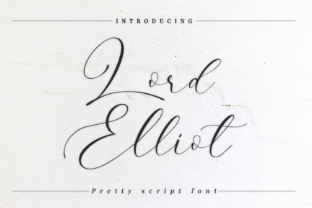 Lord Elliot: A Fresh Handmade Calligraphy Font