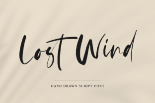 Lost Wind: A Hand Drawn Brush Font for Unique Campaigns