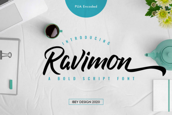 Ravimon: The Perfect Handbrush Font for Your Web Design