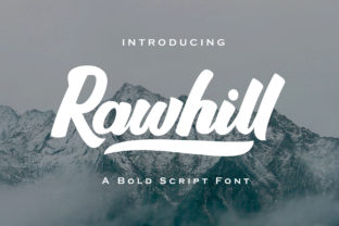 Rawhill: The Bold Script Font for Editorial Design
