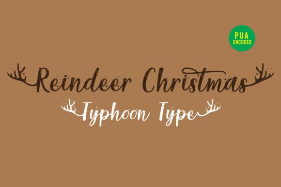 Reindeer Christmas: A Charming Script Font for Digital Design
