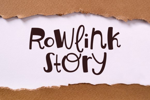 Rowlink Story: A Versatile Script Font for Creative Campaigns