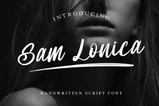Sam Lonica: A Cool and Editorial Script Font for Web Design