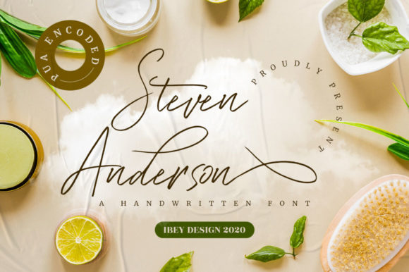 Steven Anderson: A Luxurious Handwritten Script Font