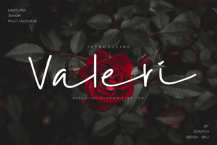 Valeri: The Perfect Script Font for Handmade Creations