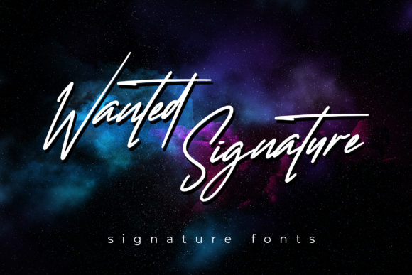 Wanted Signature: Elevate Your Web Design with This Elegant Font