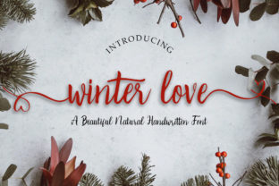 Winter Love: A Perfect Script Font for Creative Web Design